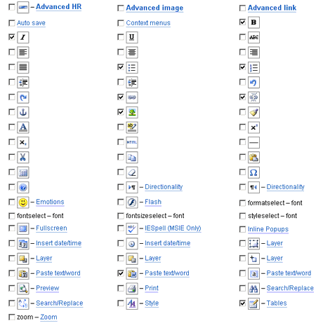     TinyMCE  Drupal